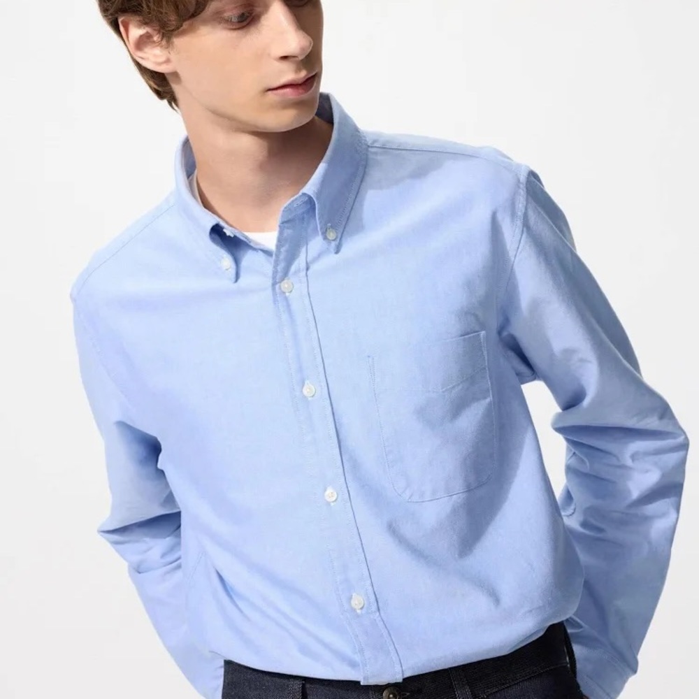 Uniqlo Men's Oxford Button-Down Shirt
